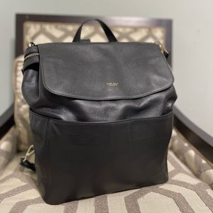 Mina Baie LEATHER Kinney Backpack diaper bag